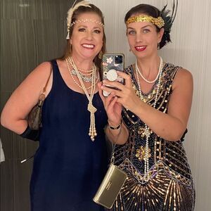 Ralph Lauren Black Label Navy Silk Dress